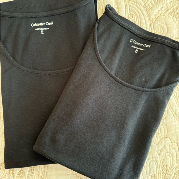 Five knit tops 4 are tanks and 1 is long sleeve. 3 NWOT and 2 barely used XL 16 - Picture 2 of 10